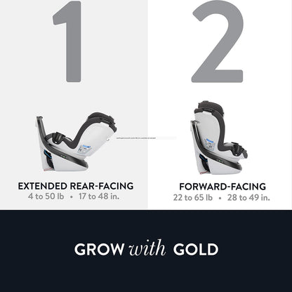 Evenflo GOLD SensorSafe Revolve 360 Slim 2-in-1 Rotational Convertible Car Seat - Pearl - 36812449