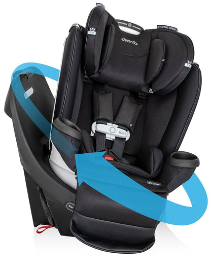 Evenflo GOLD SensorSafe Revolve360 Extend Rotational All-In-One Convertible Car Seat - Onyx Black - 38412310