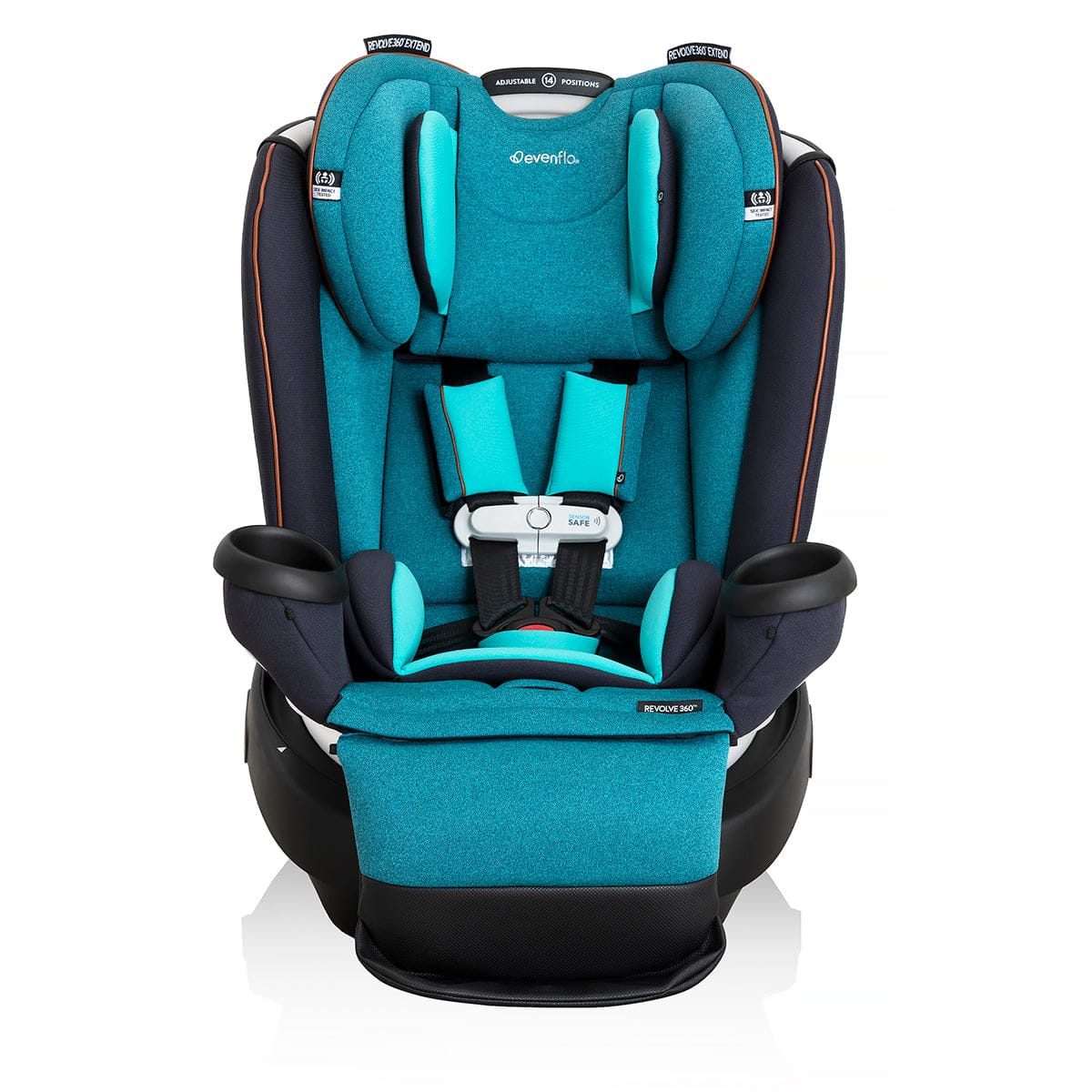 Evenflo GOLD SensorSafe Revolve360 Extend Rotational All-In-One Convertible Car Seat - Sapphire Blue - 38412312