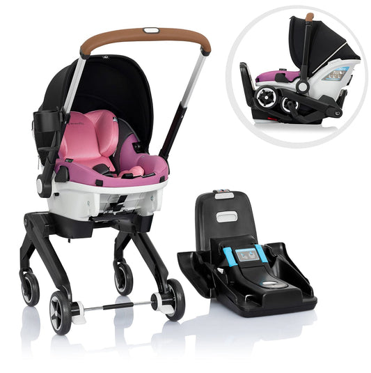 Evenflo GOLD Shyft DualRide Infant Car Seat and Stroller Combo - Opal Pink - 37312337