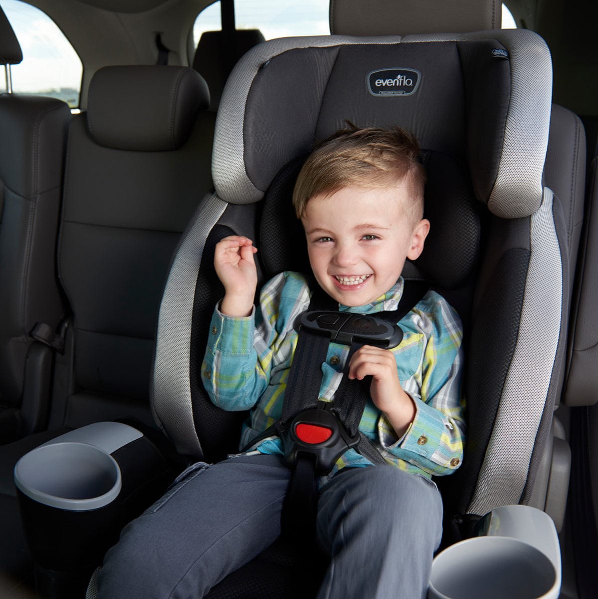 Evenflo Maestro Sport Harness Booster Car Seat - Granite Gray - 34912203