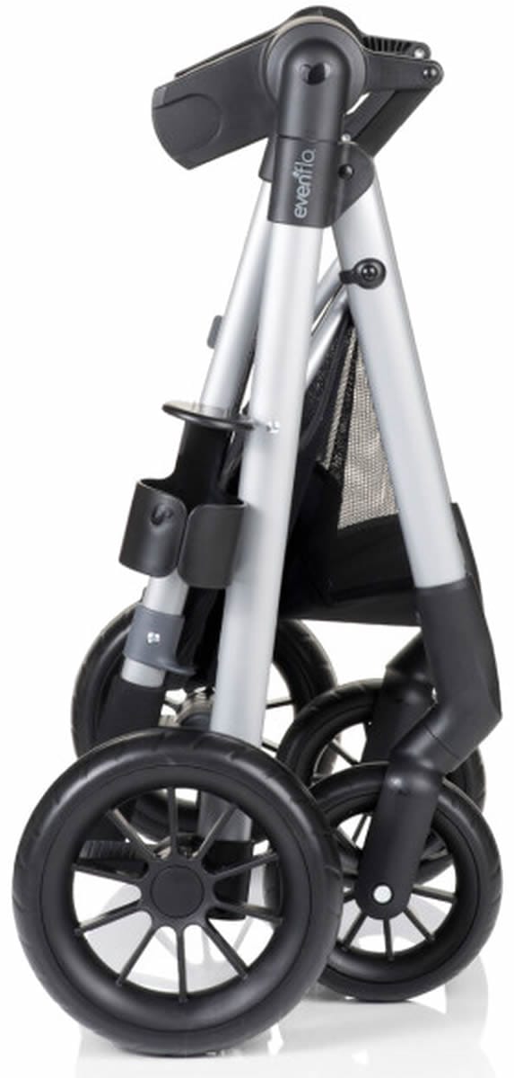 Evenflo Pivot Modular Travel System With Safemax Infant Car Seat - Dusty Rose