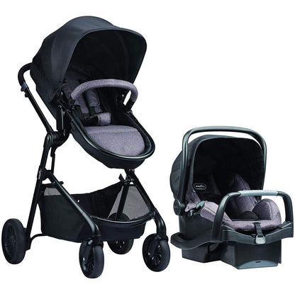 Evenflo Pivot Travel System with SafeMax Infant Car Seat - Casual Gray - 56011990