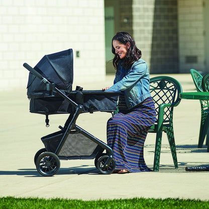 Evenflo Pivot Travel System with SafeMax Infant Car Seat - Sandstone - 56011993