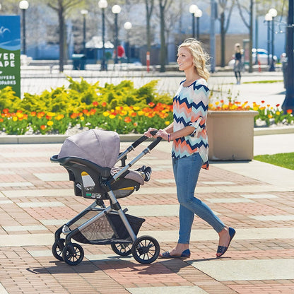 Evenflo Pivot Travel System with SafeMax Infant Car Seat - Sandstone - 56011993