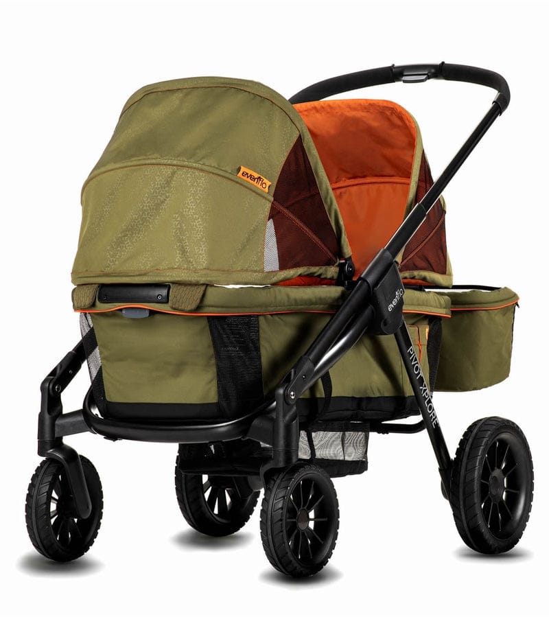 Evenflo Pivot Xplore All-Terrain Stroller Wagon + Second Seat Bundle - Gypsy - 19132264-63012264