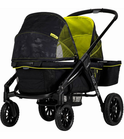 Evenflo Pivot Xplore All-Terrain Stroller Wagon + Second Seat Bundle - Wayfarer - 19132263-63012263