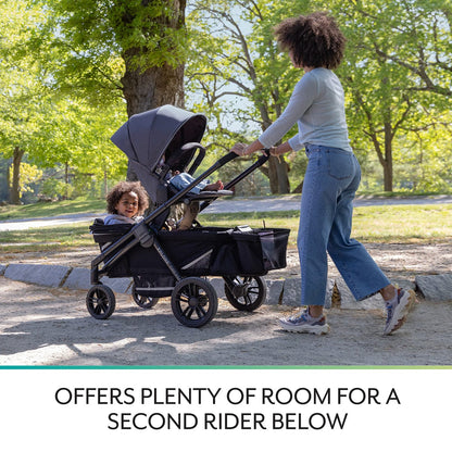 Evenflo Pivot Xplore Stroller Wagon Second Seat - Windsor Gray - 63012489