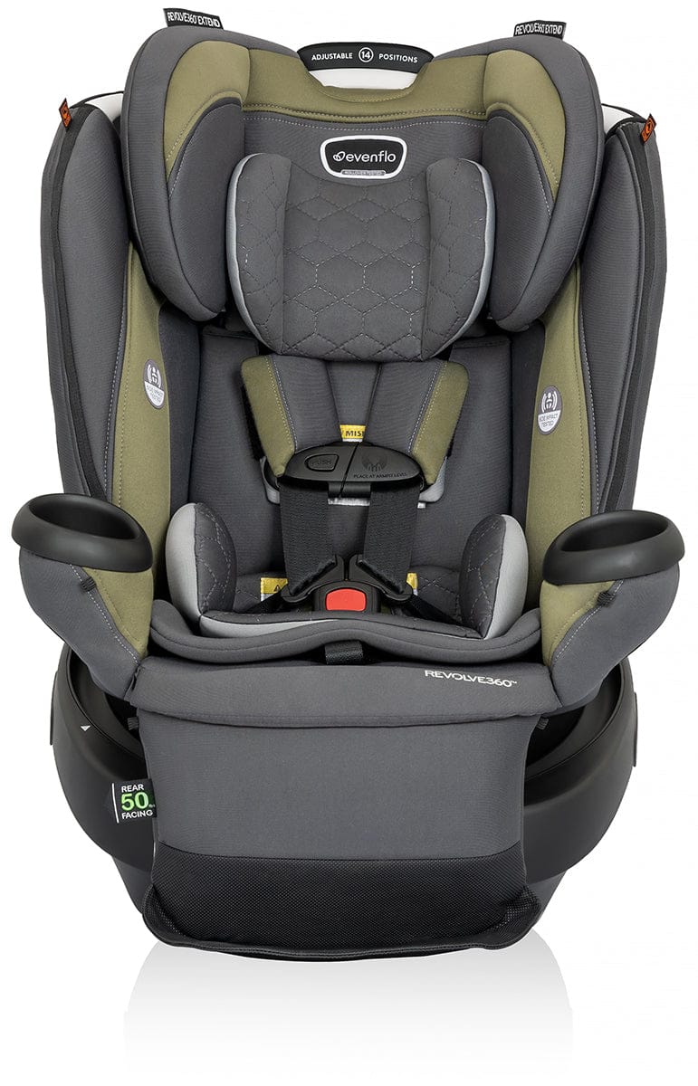 Evenflo Revolve360 Extend Rotational All-in-one Convertible Car Seat With Quick Clean Cover
