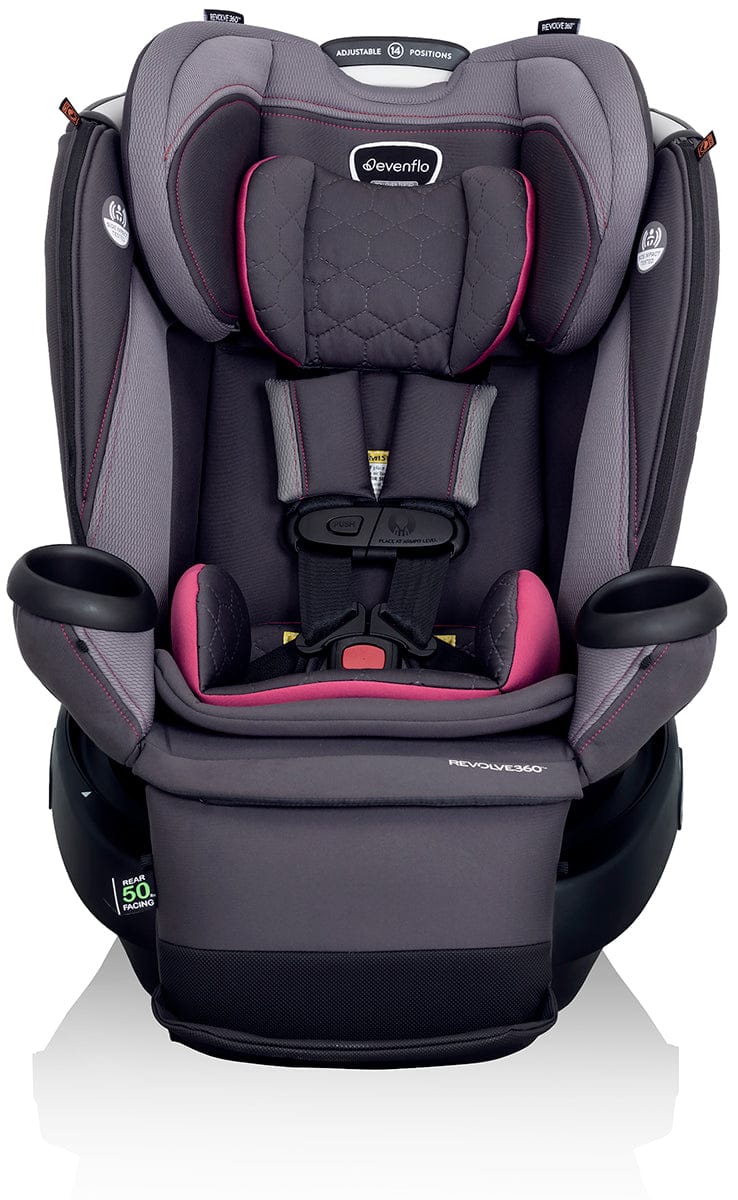 Evenflo Revolve360 Extend Rotational All-in-one Convertible Car Seat With Quick Clean Cover