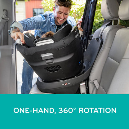Evenflo Revolve360 Slim 2-in-1 Rotational Convertible Car Seat with Quick Clean Cover - Salem Black - 36812467