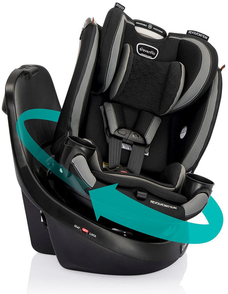 Evenflo Revolve360 Slim 2-in-1 Rotational Convertible Car Seat with Qu – Albee Baby