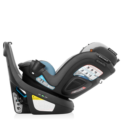 Evenflo Revolve360 Slim 2-in-1 Rotational Convertible Car Seat with Quick Clean Cover - Stow Blue - CS260112468