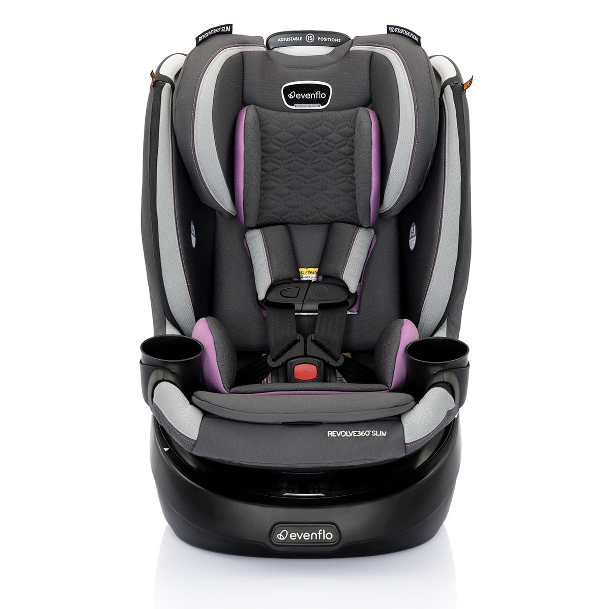 Evenflo Revolve360 Slim 2-in-1 Rotational Convertible Car Seat with Quick Clean Cover