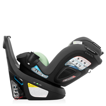 Evenflo Revolve360 Slim 2-in-1 Rotational Convertible Car Seat with SensorSafe - Peridot Green (Green & Gentle) - CS260112504