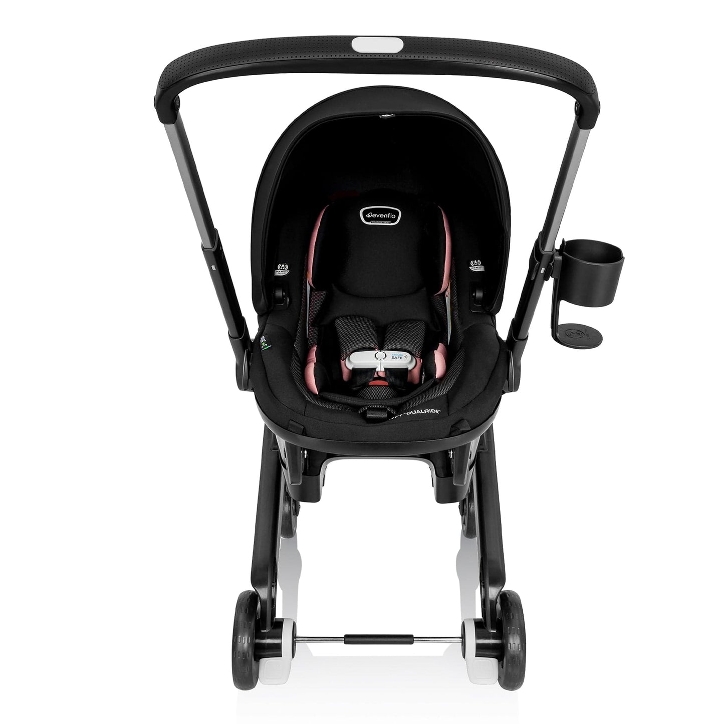 Evenflo Shyft DualRide Infant Car Seat and Stroller Combo - Ayer Pink - CS150112461