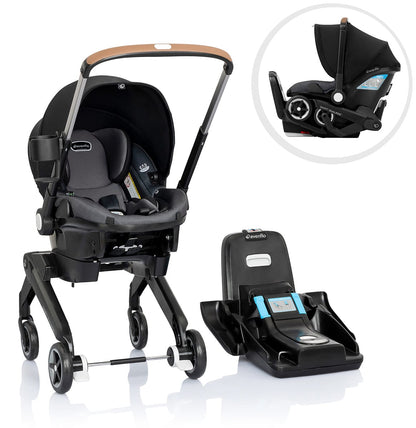 Evenflo Shyft DualRide Infant Car Seat and Stroller Combo - Boone Gray - 37312473