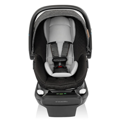Evenflo Shyft Intuiti+ Travel System w/ Revolve180 LiteMax NXT with SensorySoothe - Angler Tweed - TS100212540
