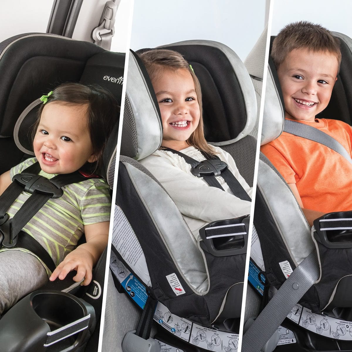 Evenflo Symphony DLX All-in-One Convertible Car Seat - Apex - 34612084