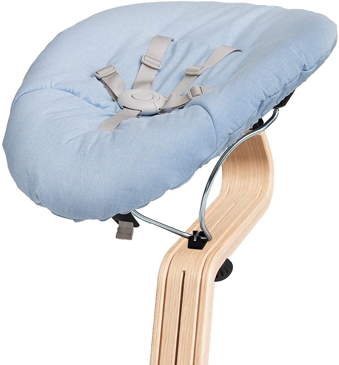 Nomi Baby Base 2.0 Bouncer - Black with Blue Cushion - 18-8512007