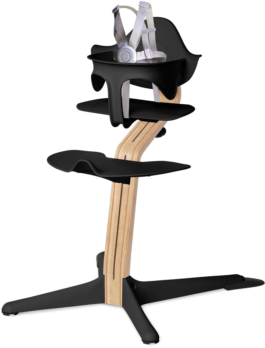 Nomi Highchair - Black/White Oak - 18-2101021