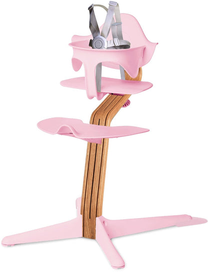 Nomi Highchair - Pink/Natural Oak - 18-2101053