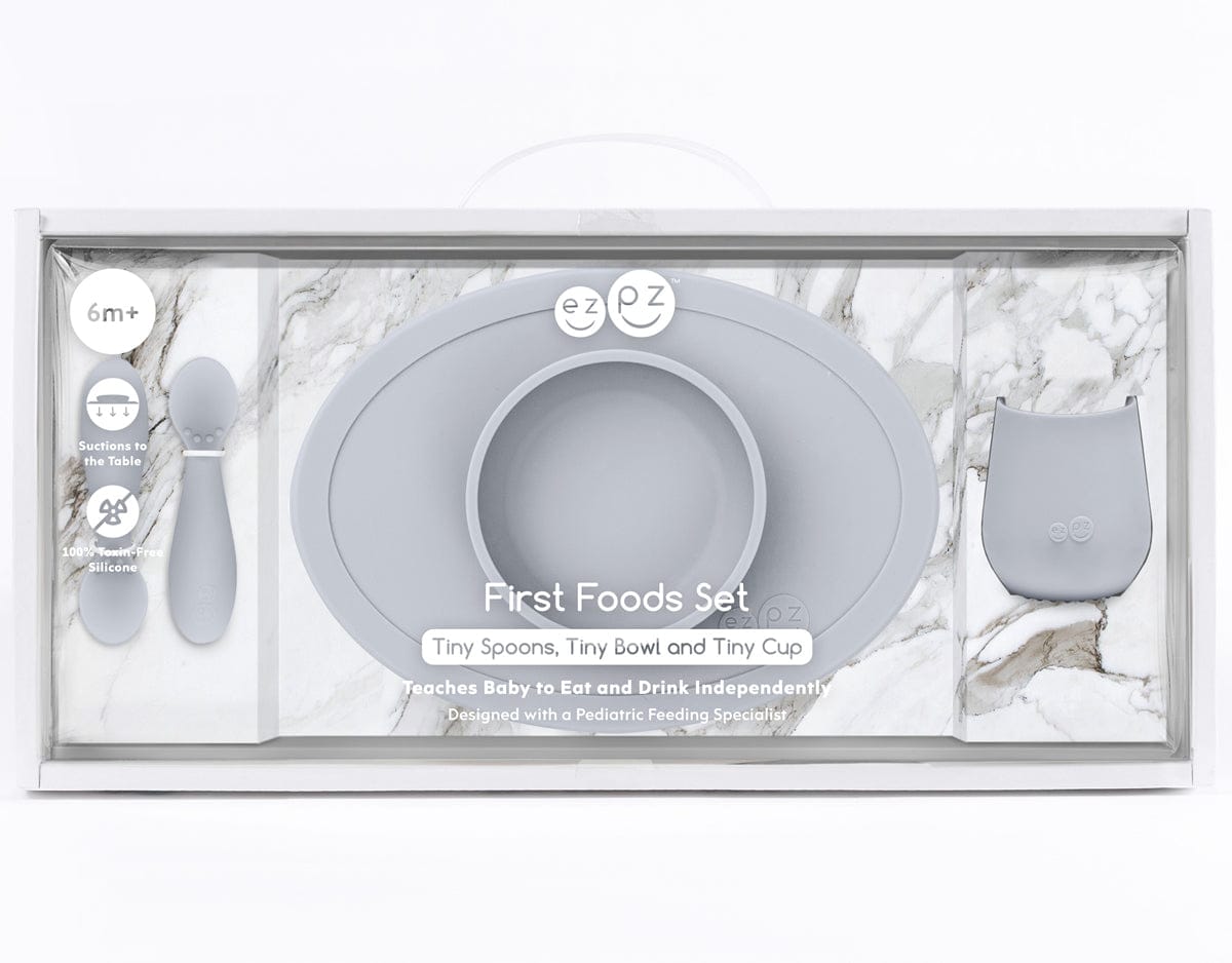 EZPZ First Foods Set - Pewter - PKFFP003