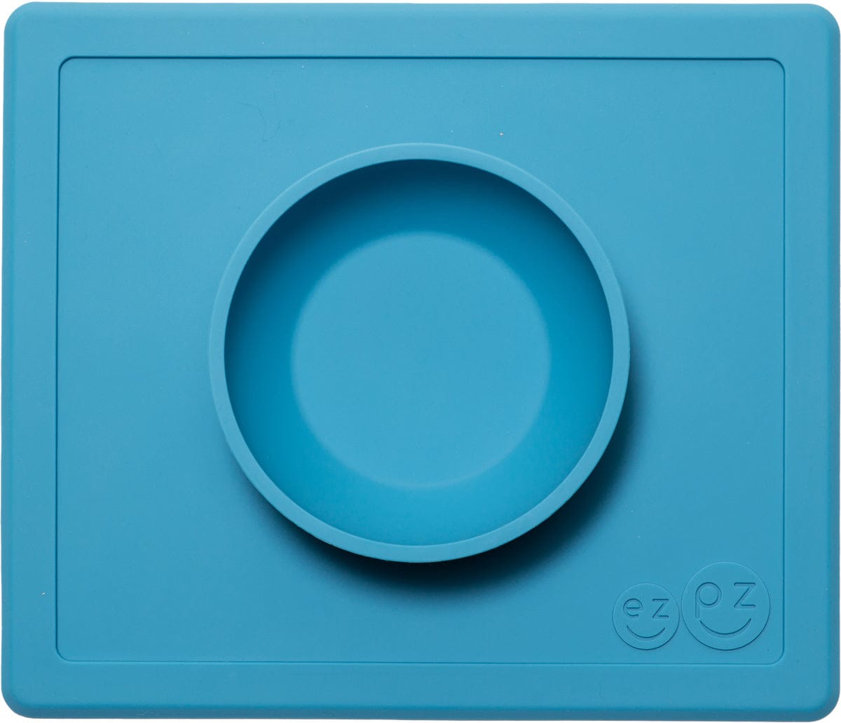 EZPZ Happy Mat Placemat & Bowl - Blue