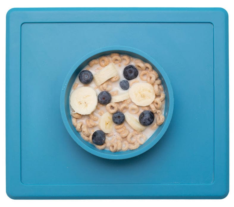 EZPZ Happy Mat Placemat & Bowl - Blue