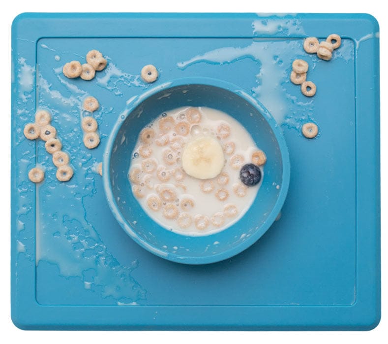 EZPZ Happy Mat Placemat & Bowl - Blue