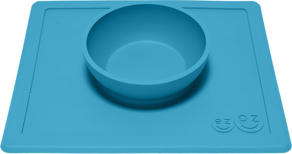 EZPZ Happy Mat Placemat & Bowl - Blue