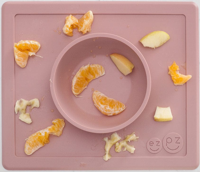 EZPZ Happy Mat Placemat & Bowl - Blush - PKHBB005