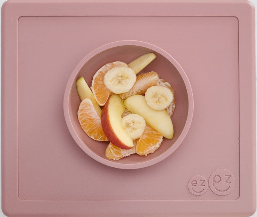 EZPZ Happy Mat Placemat & Bowl - Blush - PKHBB005