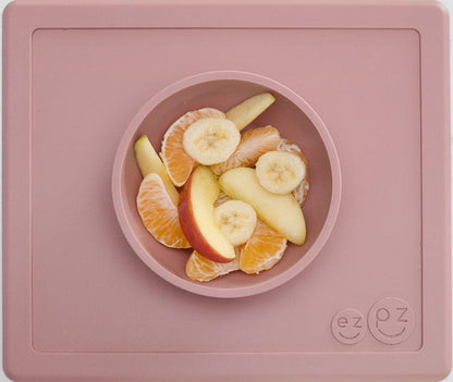 EZPZ Happy Mat Placemat & Bowl - Blush - PKHBB005