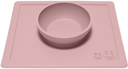 EZPZ Happy Mat Placemat & Bowl - Blush - PKHBB005