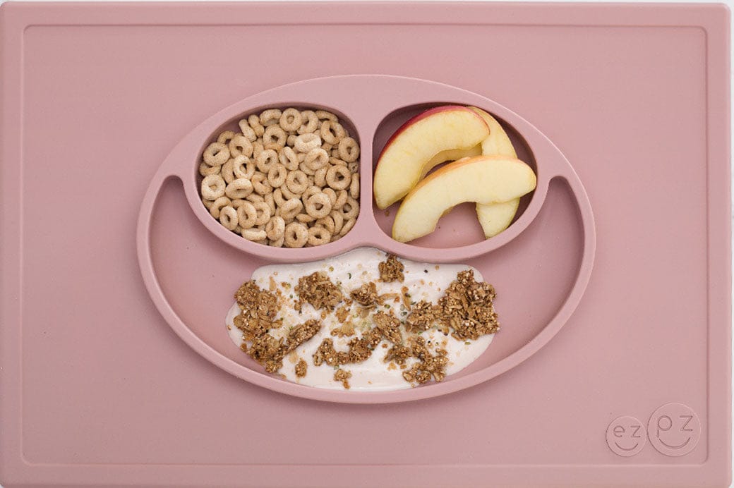 EZPZ Happy Mat Placemat & Plate - Blush - PKHMB005