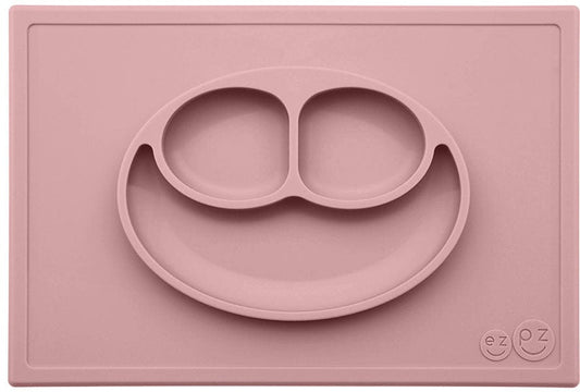 EZPZ Happy Mat Placemat & Plate - Blush