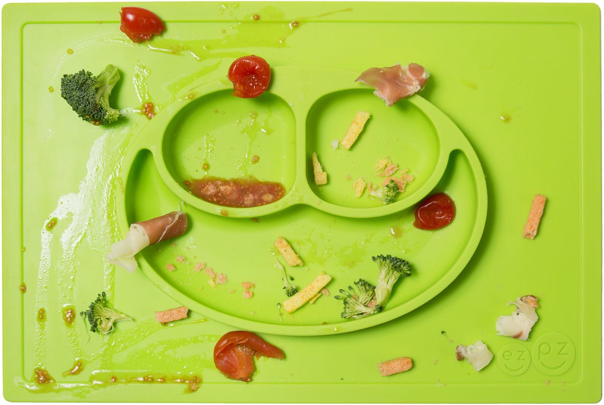 EZPZ Happy Mat Placemat & Plate - Lime - EZPZ-5092