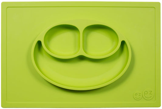 EZPZ Happy Mat Placemat & Plate - Lime - EZPZ-5092