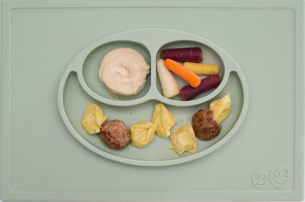 EZPZ Happy Mat Placemat & Plate - Sage - PKHMS001