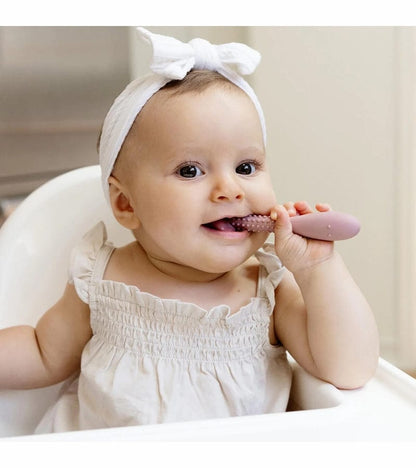 EZPZ Infant Bundle - First Foods Set + Oral Development Tools - Blush - PKFFB005-PCDTS001