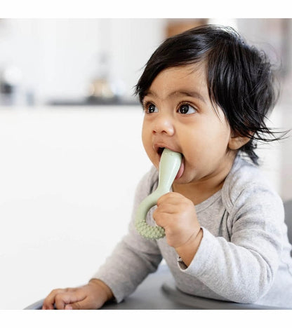 EZPZ Infant Bundle - First Foods Set + Oral Development Tools - Sage - PKFFS001-PCDTB005