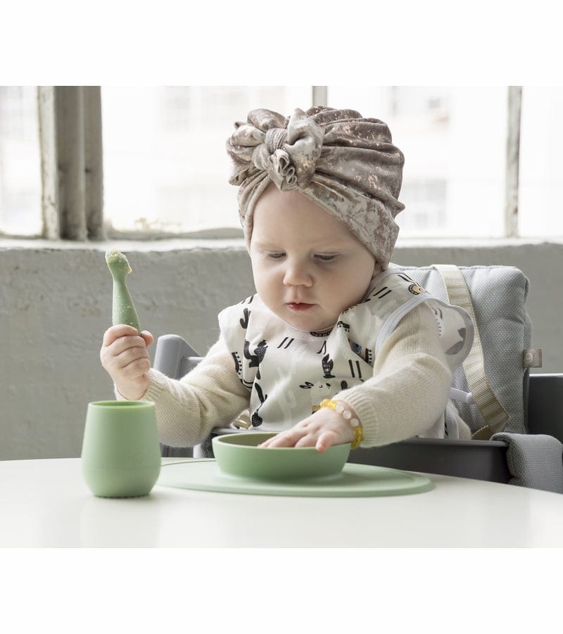 EZPZ Infant Bundle - First Foods Set + Oral Development Tools - Sage - PKFFS001-PCDTB005