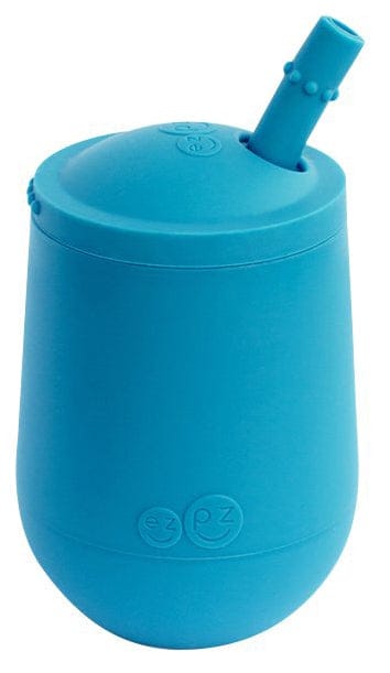 EZPZ Mini Cup Training Cup + Straw Training System - Blue