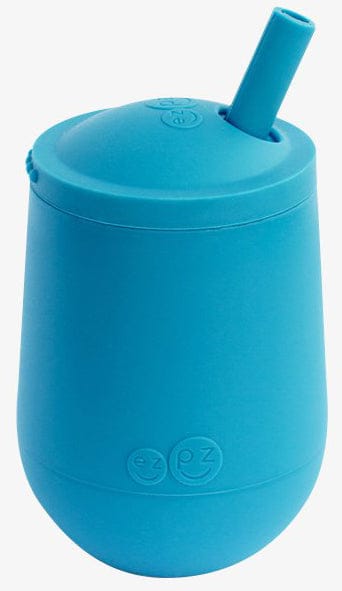EZPZ Mini Cup Training Cup + Straw Training System - Blue