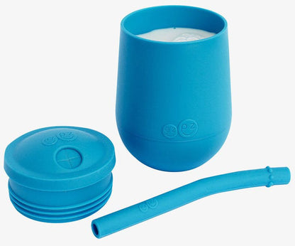 EZPZ Mini Cup Training Cup + Straw Training System - Blue