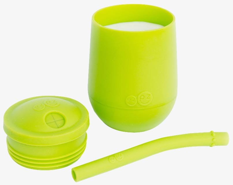 EZPZ Mini Cup Training Cup + Straw Training System - Lime - PCSTG001