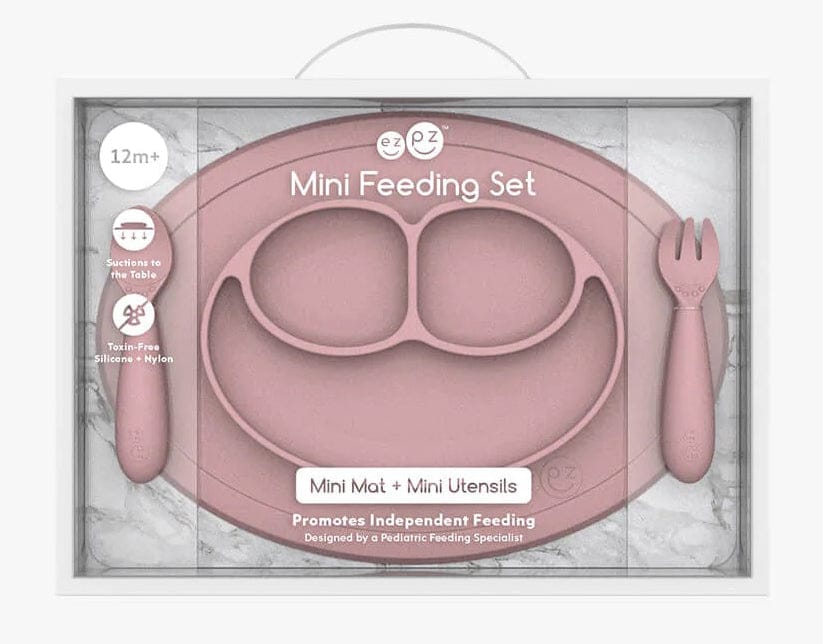 EZPZ Mini Feeding Set - Blush - PKMFB005