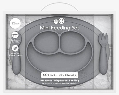 EZPZ Mini Feeding Set - Gray - PCMFG005