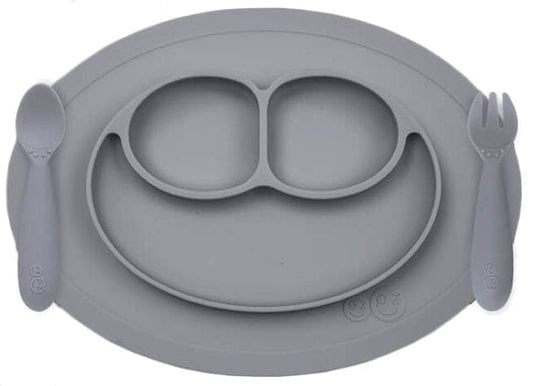 EZPZ Mini Feeding Set - Gray - PCMFG005